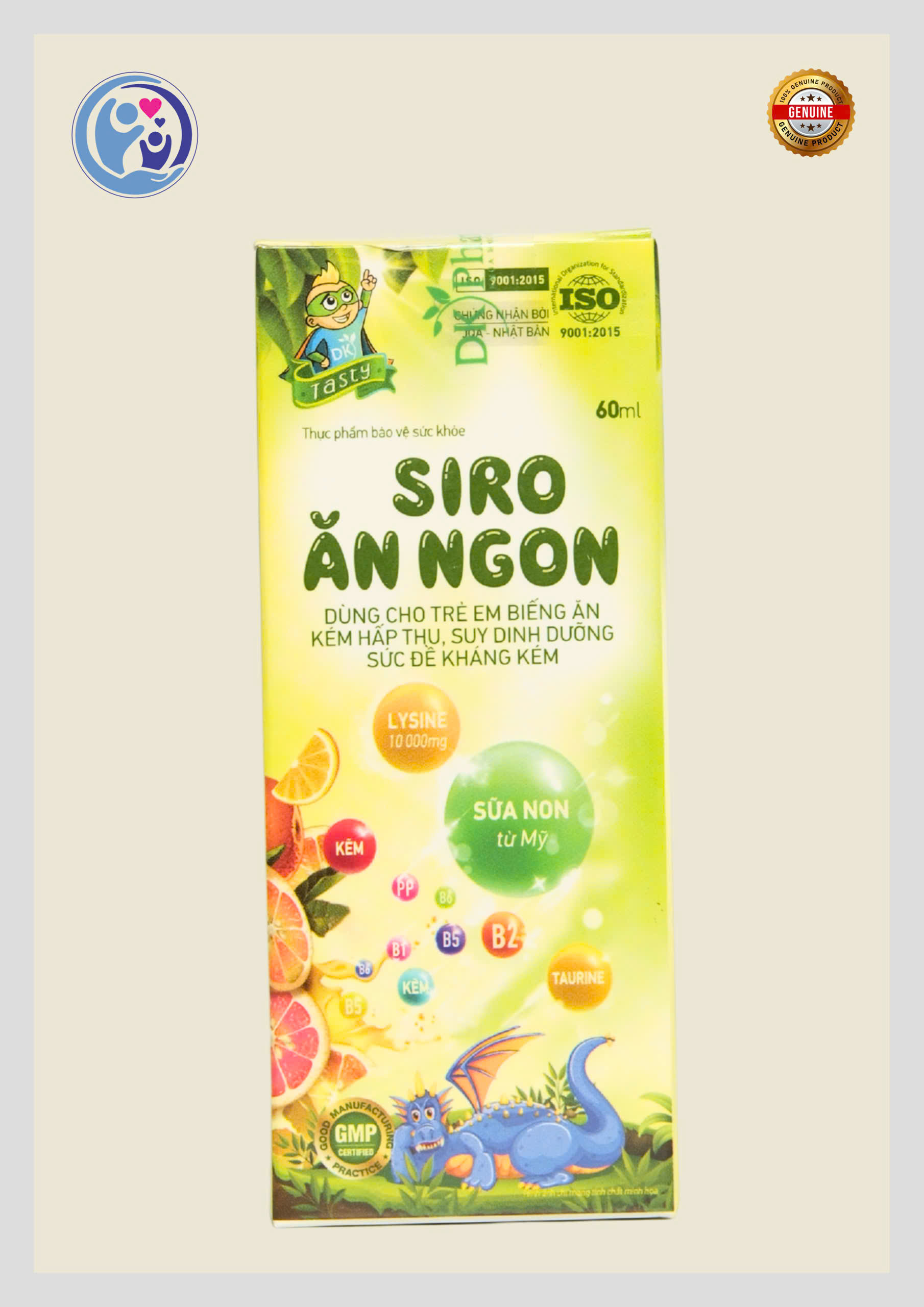 SIRO ĂN NGON DK PHARMA – HỖ TRỢ TRẺ BIẾNG ĂN, KÉM HẤP THU