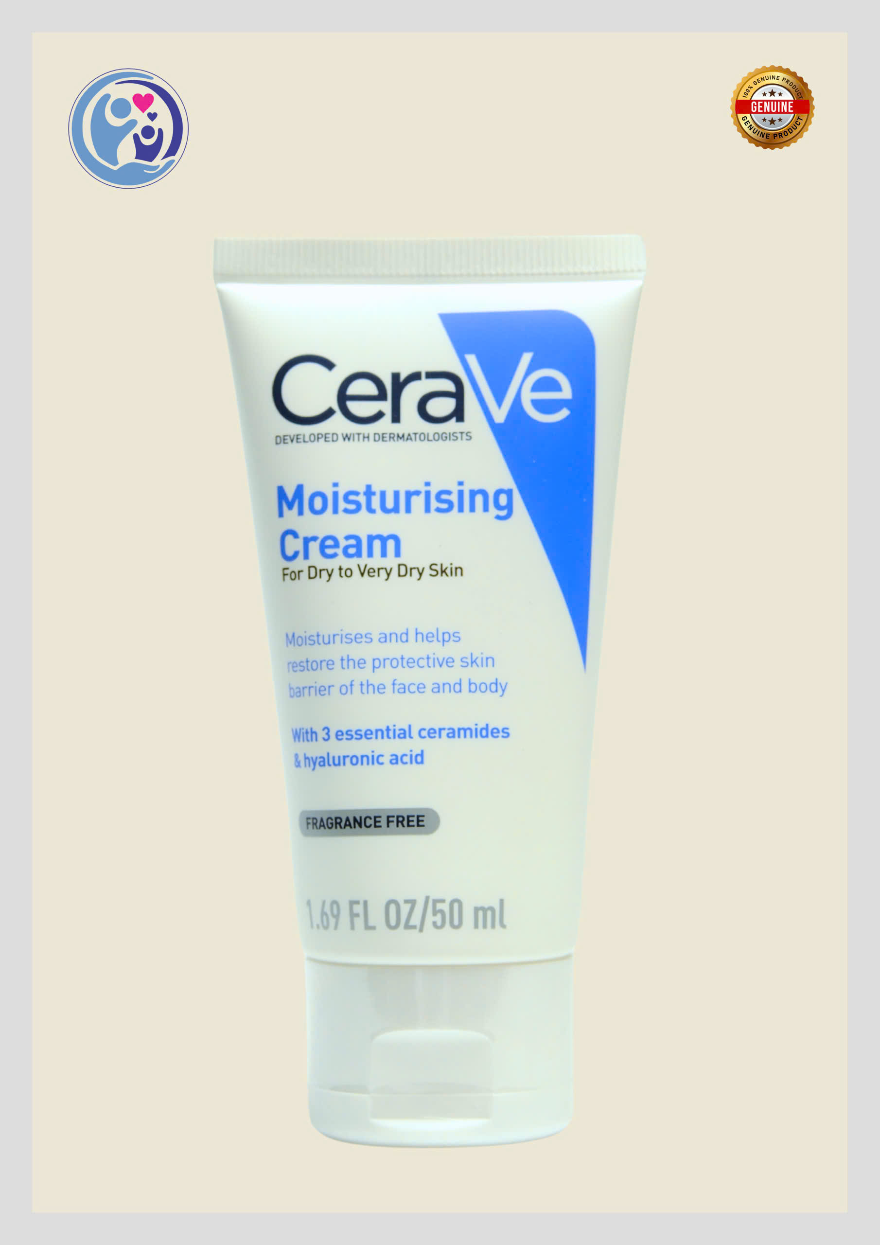 CERAVE MOISTURISING CREAM – DƯỠNG ẨM CHO DA KHÔ NHIỀU/VIÊM DA CƠ ĐỊA