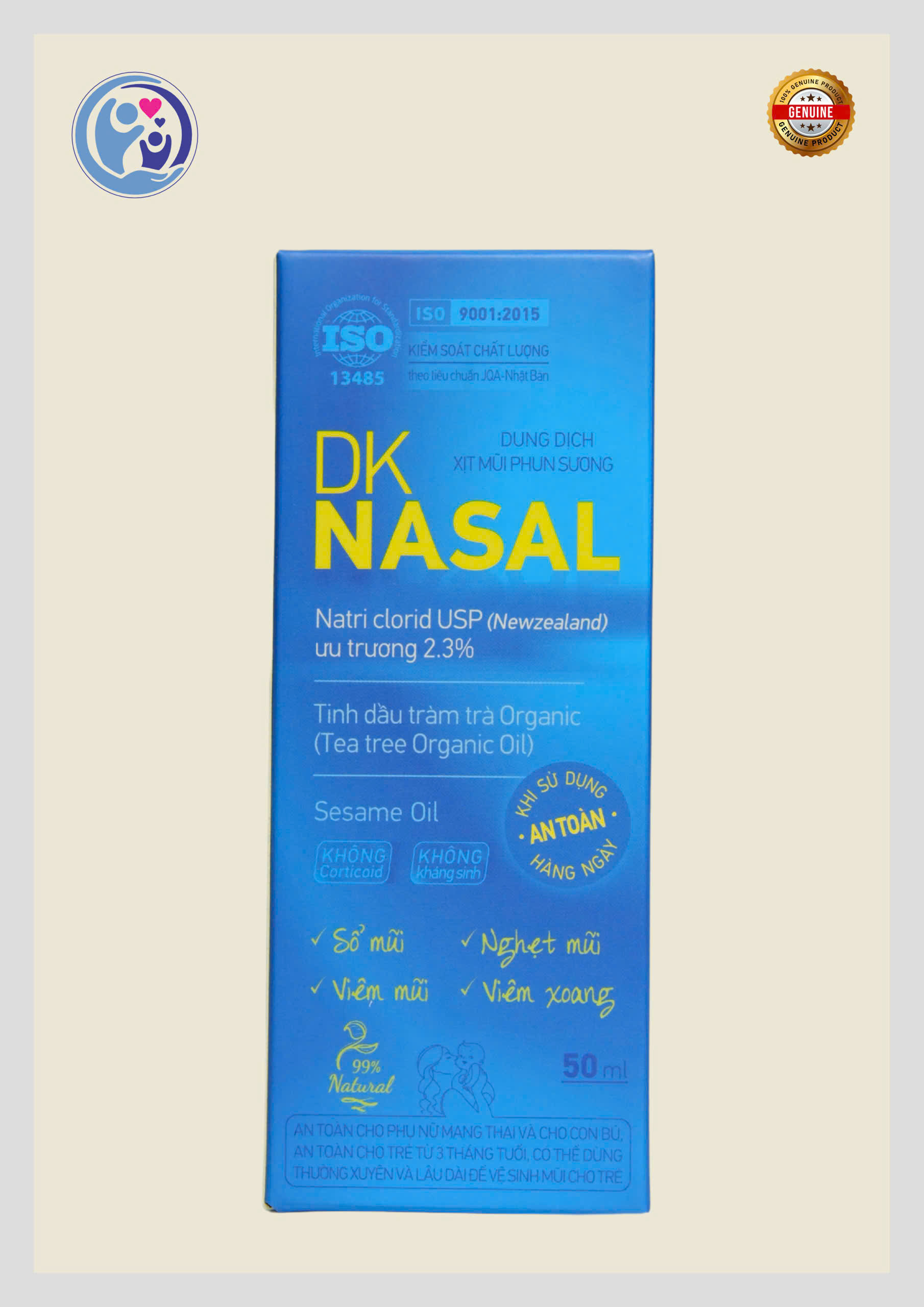 DK NASAL 2,3% – XỊT MŨI ƯU TRƯƠNG KHI BÉ NGHẸT MŨI